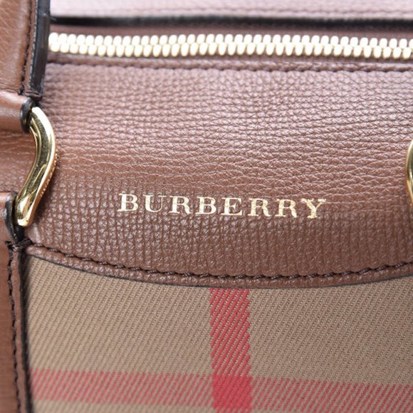 NWT BURBERRY HOUSE CHECK DERBY ALCHESTER BOWLING TOTE BAG SATCHEL - Picture 6 of 11